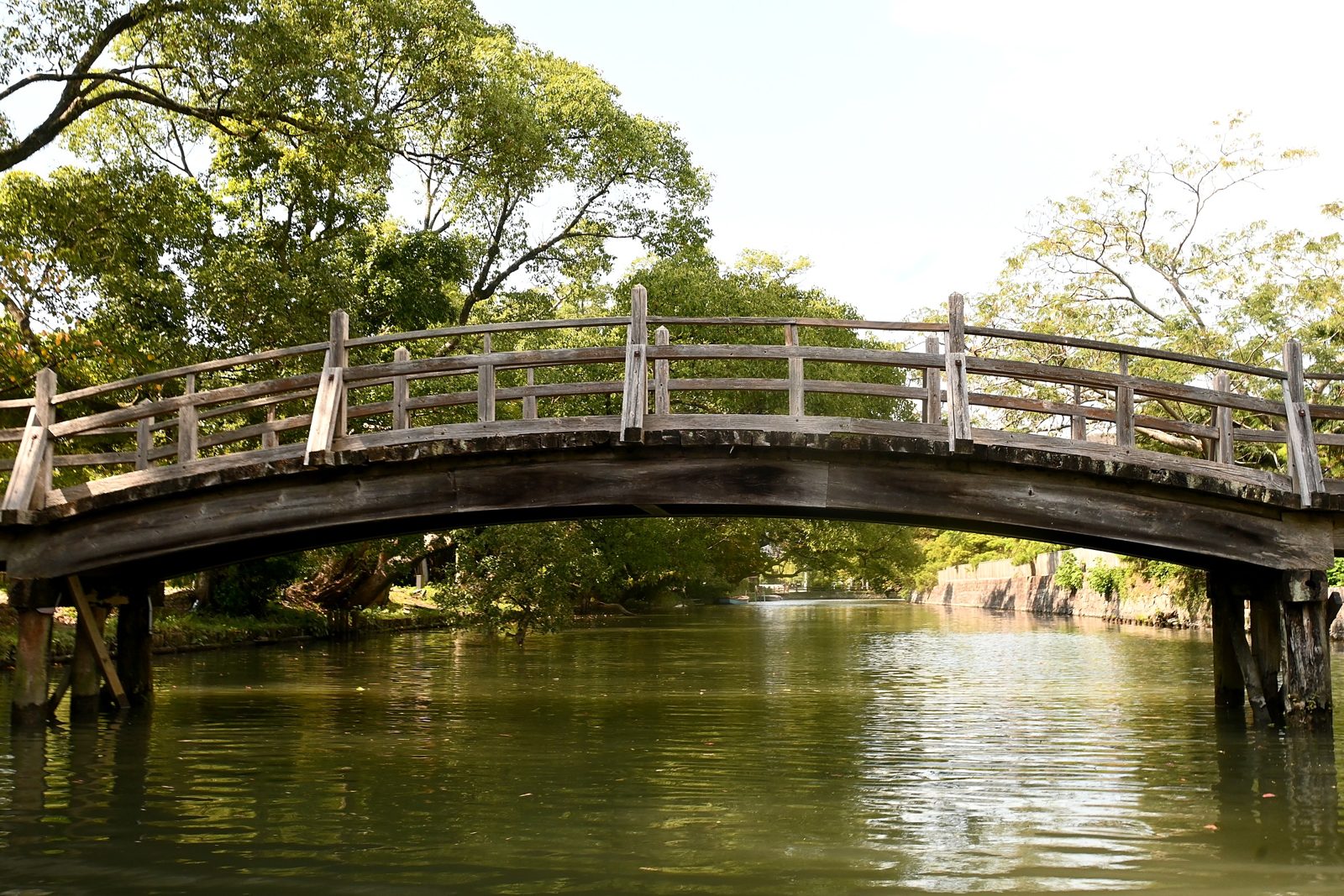 Punting on the canals of Yanagawa