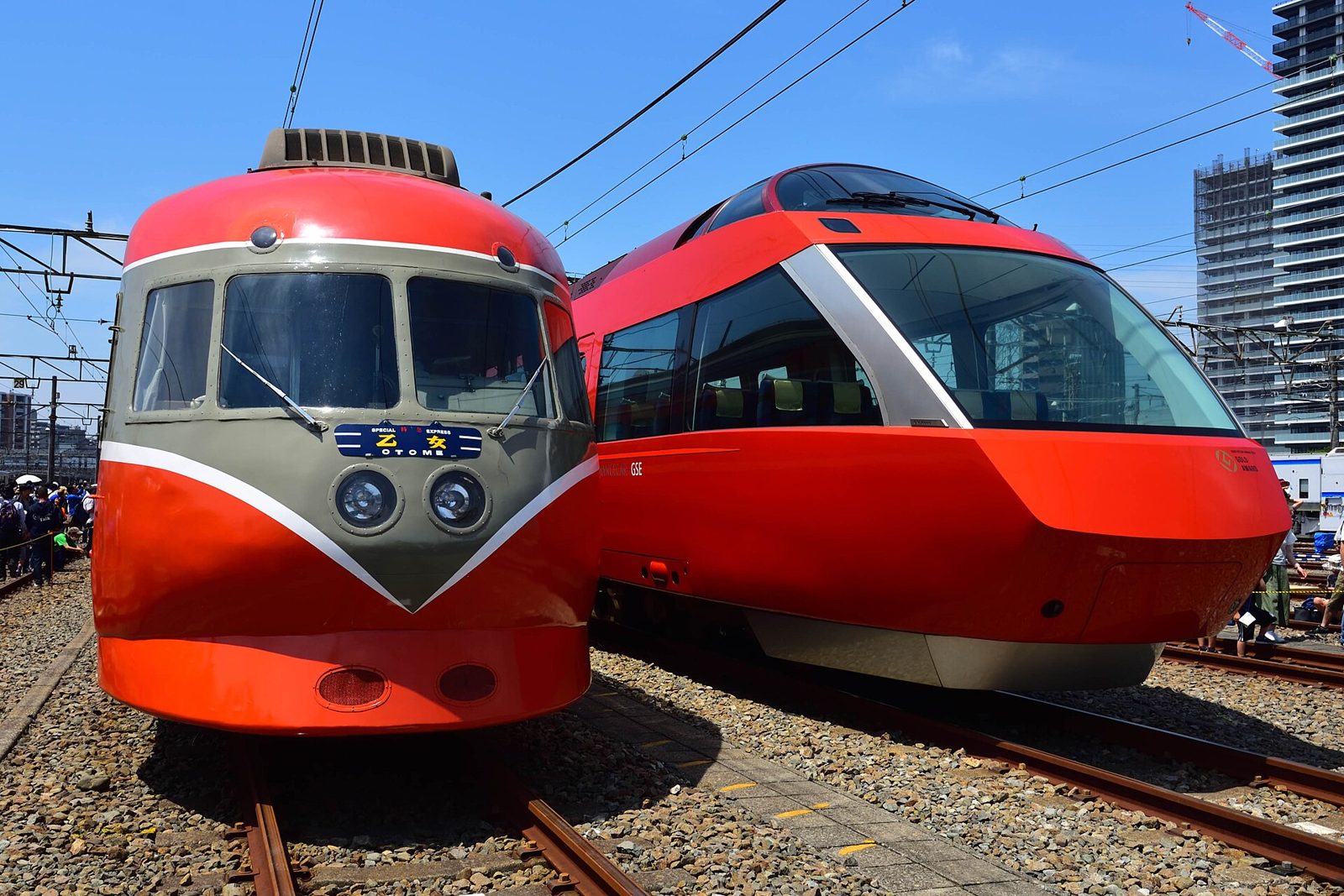 Odakyu Romancecar, old and new